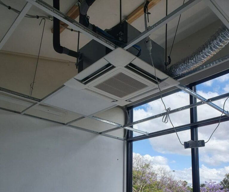 Cassette AC install for a medical facility in Browns Plains