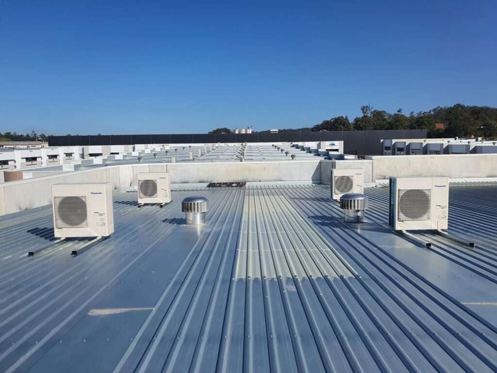 AC units on a roof