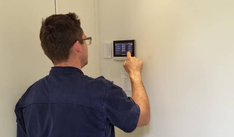 Smart controller being installed